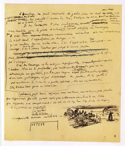Draft page from the 